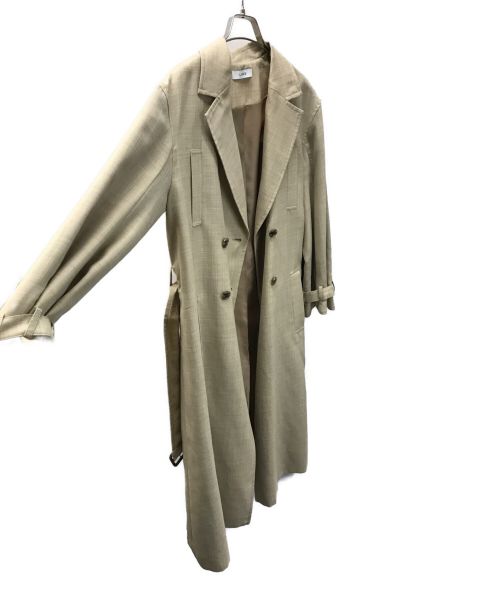 Liceu（Liceu）LICEU (Liceu) バックプリーツトレンチロングコート ベージュ サイズ:38の古着・服飾アイテム