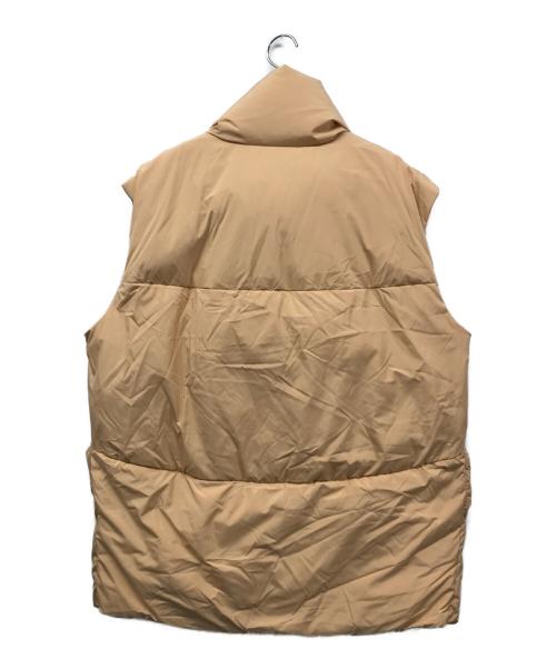 PaDO（パッド）PaDO (パッド) オーバーサイズダウンベスト オレンジ/ベージュ サイズ:FREEの古着・服飾アイテム