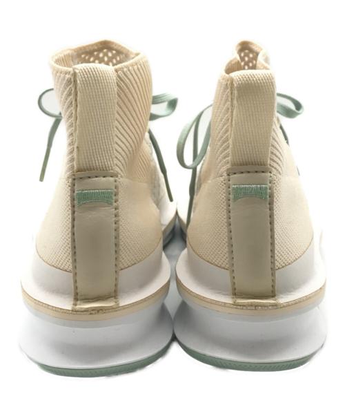 CAMPER（カンペール）CAMPER (カンペール) ハイカットスニーカー High-Top Sneakers ' Rolling ' Beige Mesh Euro Sneakers Shoes K400291-005 ベージュ サイズ:37の古着・服飾アイテム