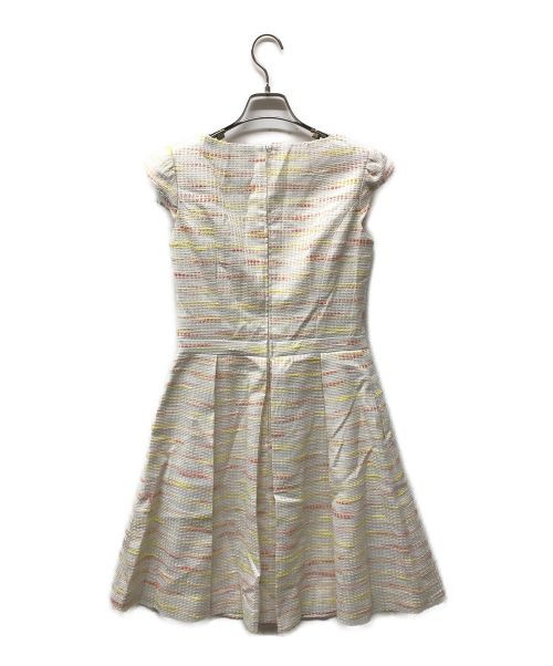 Rene（ルネ）Rene (ルネ) シャガードワンピース/ノースリーブワンピース/リボンワンピ－ス ホワイト サイズ:36の古着・服飾アイテム