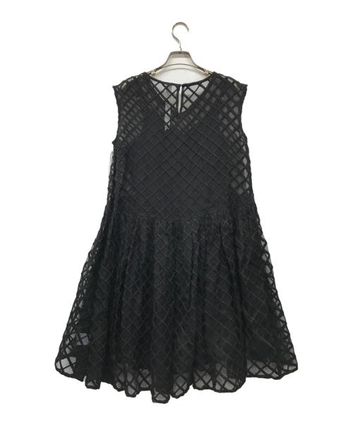 merlette（マーレット）merlette (マーレット) DAWSON DRESS merlette マーレット ノースリーブワンピース ティアードワンピース シルク インド製 3210300067 ブラック サイズ:Sの古着・服飾アイテム