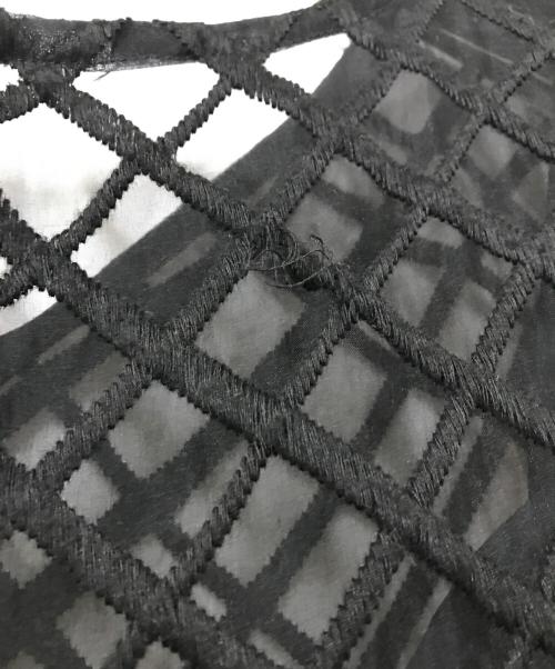 merlette（マーレット）merlette (マーレット) DAWSON DRESS merlette マーレット ノースリーブワンピース ティアードワンピース シルク インド製 3210300067 ブラック サイズ:Sの古着・服飾アイテム