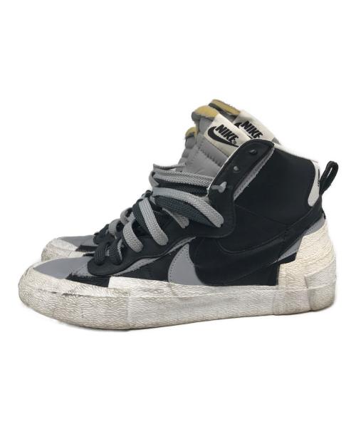 NIKE（ナイキ）NIKE (ナイキ) sacai (サカイ) BLAZER MID Black/Wolf Grey ブレザー ミッド 