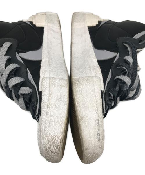 NIKE（ナイキ）NIKE (ナイキ) sacai (サカイ) BLAZER MID Black/Wolf Grey ブレザー ミッド 