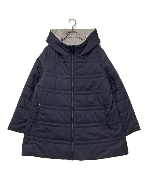 Leilian（レリアン）Leilian (レリアン) リバーシブルフーデッドコート ネイビー サイズ:13+の古着・服飾アイテム