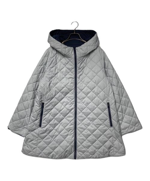 Leilian（レリアン）Leilian (レリアン) リバーシブルフーデッドコート ネイビー サイズ:13+の古着・服飾アイテム