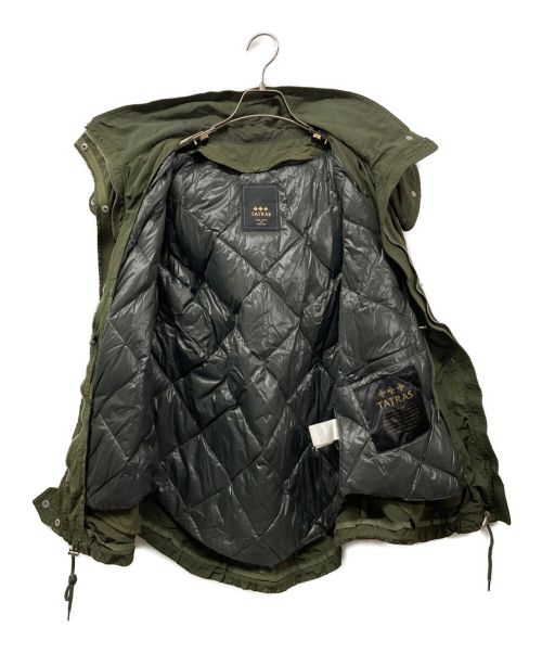 TATRAS（タトラス）TATRAS (タトラス) ダウンライナー付製品染めモッズコート LTA14S4386 カーキ サイズ:01の古着・服飾アイテム