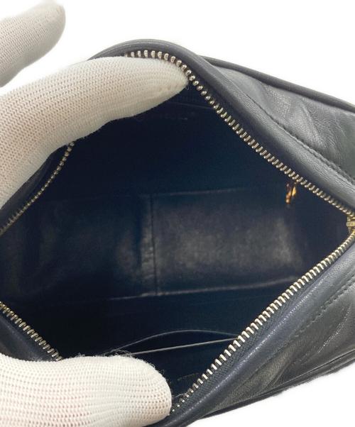 CHANEL（シャネル）CHANEL (シャネル) ココマークビジューチェーンショルダーバッグ  タッセルバッグ ラムスキン ギャランティーカード付 ブラック サイズ:-の古着・服飾アイテム