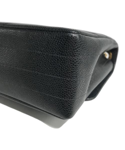 CHANEL（シャネル）CHANEL (シャネル) キャビアスキン ココマークチェーンショルダーバッグ  バイアスステッチ　ギャランティーカード付 サイズ:-の古着・服飾アイテム