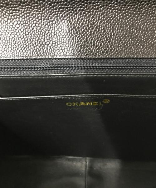 CHANEL（シャネル）CHANEL (シャネル) キャビアスキン ココマークチェーンショルダーバッグ  バイアスステッチ　ギャランティーカード付 サイズ:-の古着・服飾アイテム