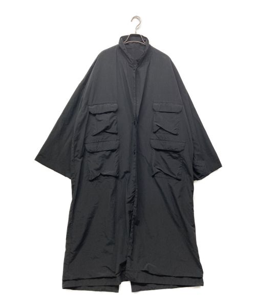 FIRMUM（フィルマム）FIRMUM (フィルマム) キモノスリーブ・リバーシブルコート FR105CT 製品染め ユニセックス ブラック サイズ:Mの古着・服飾アイテム