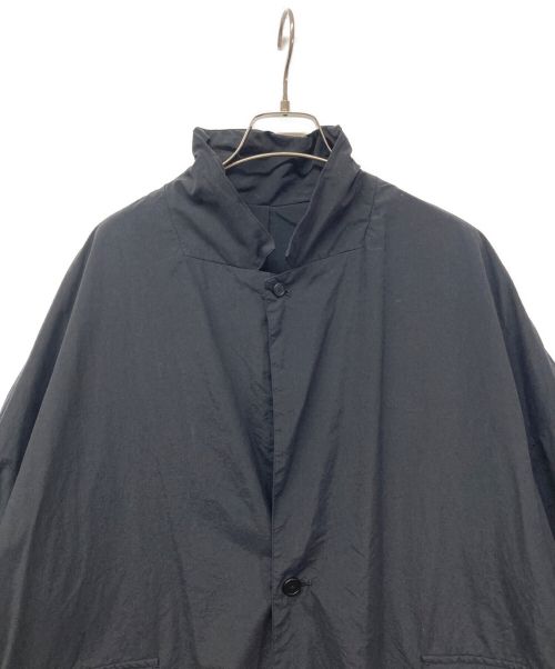 FIRMUM（フィルマム）FIRMUM (フィルマム) キモノスリーブ・リバーシブルコート FR105CT 製品染め ユニセックス ブラック サイズ:Mの古着・服飾アイテム
