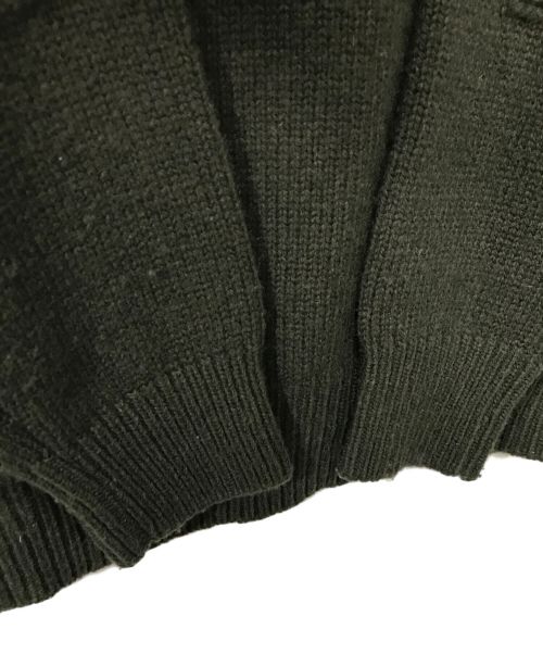 Phlannel（フランネル）Phlannel (フランネル) ウールクルーネックニット/B115Q1050062100/Phlannel/フランネル/日本製 オリーブ サイズ:SIZE Mの古着・服飾アイテム