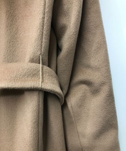 WEEKEND Max Mara（ウィークエンド マックスマーラ）WEEKEND Max Mara (ウィークエンド マックスマーラ) ファー付フーデットウールコート Weekend Max Mara ウィークエンド マックスマーラ ベージュ 50861133070 ベージュ サイズ:36の古着・服飾アイテム