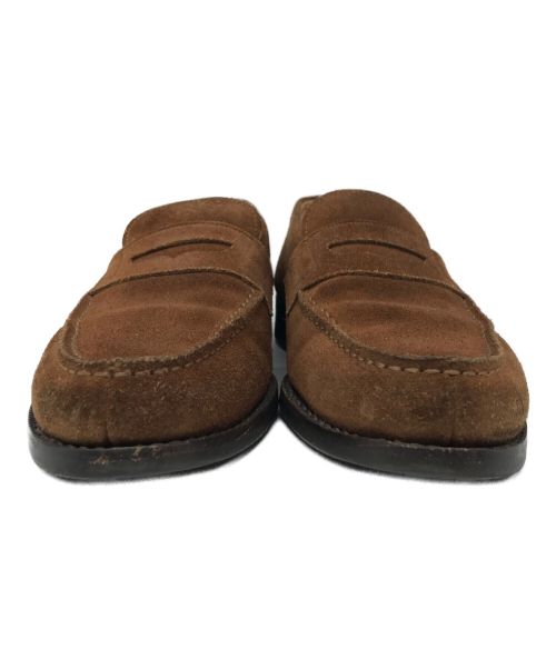 Jalan Sriwijaya（ジャランスリウァヤ）Jalan Sriwijaya (ジャランスリウァヤ) スエードコインローファー 18045 98998 ダイナイトソール ブラウン サイズ:6の古着・服飾アイテム