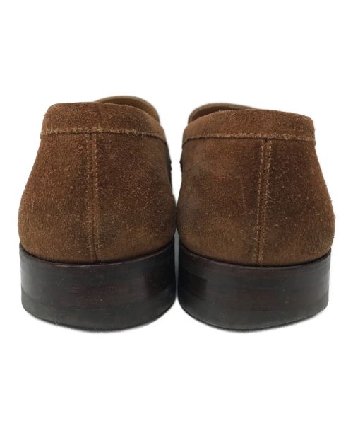 Jalan Sriwijaya（ジャランスリウァヤ）Jalan Sriwijaya (ジャランスリウァヤ) スエードコインローファー 18045 98998 ダイナイトソール ブラウン サイズ:6の古着・服飾アイテム