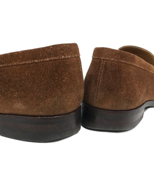 Jalan Sriwijaya（ジャランスリウァヤ）Jalan Sriwijaya (ジャランスリウァヤ) スエードコインローファー 18045 98998 ダイナイトソール ブラウン サイズ:6の古着・服飾アイテム