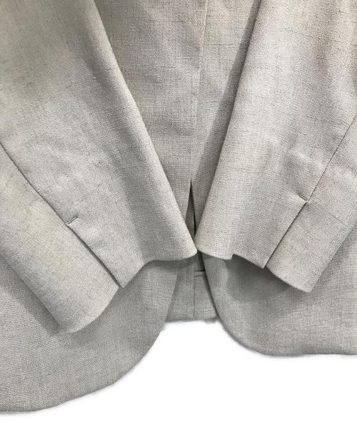 23区（ニジュウサンク）23区 (ニジュウサンク) 【洗える】アイアスマットストレッチ セットアップ JKWOSM0302 アイアスマットス  PRWOSM0303 アイアスマットストレッチ セミワイド パンツ ベージュ サイズ:36/38の古着・服飾アイテム