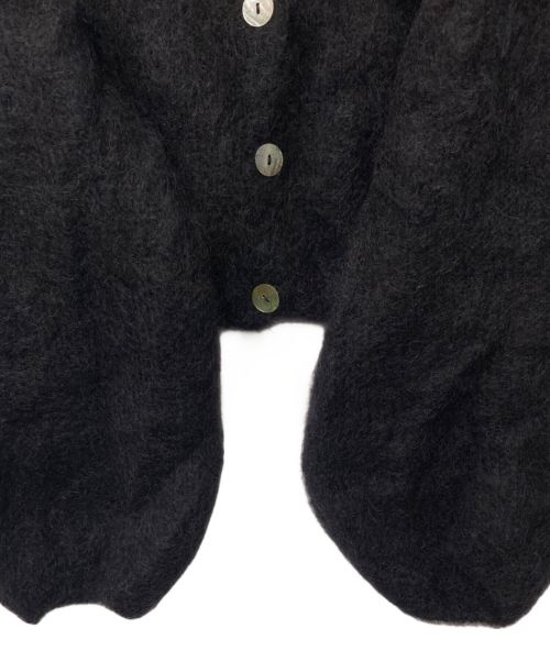 AMERICAN DREAMS（アメリカンドリームス）AMERICAN DREAMS (アメリカンドリームス) Noble (ノーブル) 別注 CROPPEDカーディガン/23080250000330/ウール/ショート丈/クロップド丈 ブラック サイズ:下記参照の古着・服飾アイテム