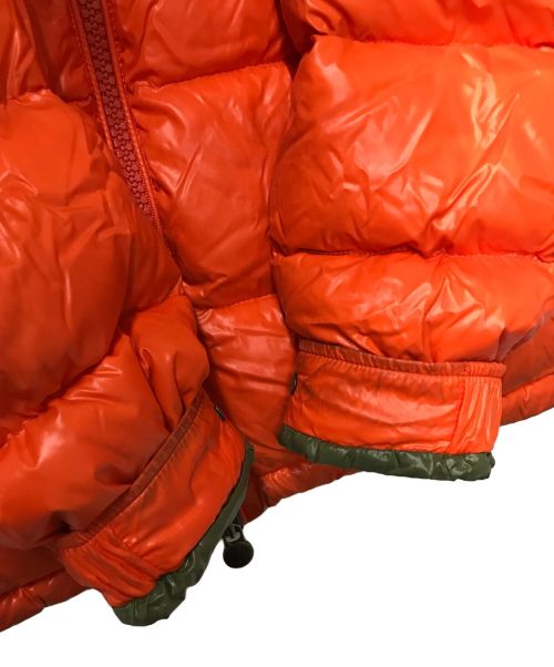 MONCLER（モンクレール）MONCLER (モンクレール) MAYA フーデットダウンジャケット C20914036605 68950 オレンジ サイズ:1の古着・服飾アイテム
