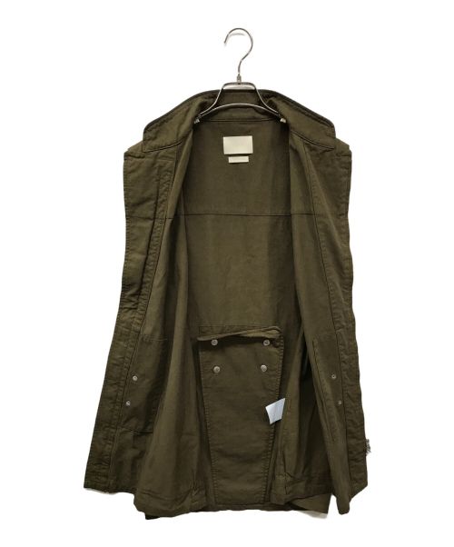 YOKE（ヨーク）YOKE (ヨーク) Military Long Vest/ミリタリーロングベスト/YK23FW0546V オリーブ サイズ:2の古着・服飾アイテム