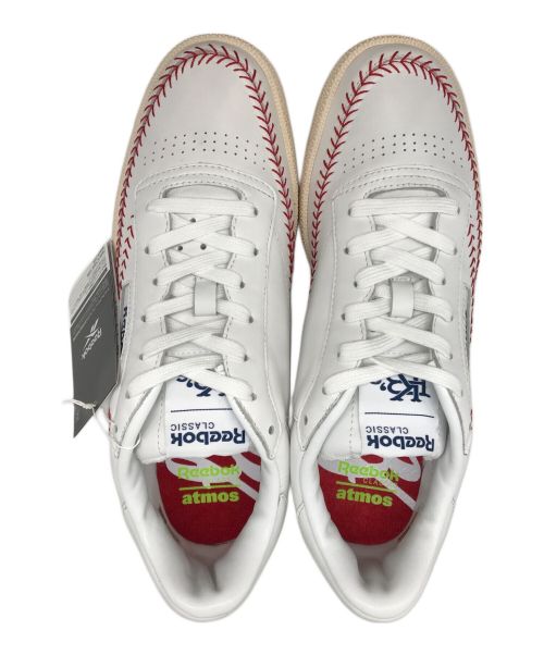 REEBOK（リーボック）REEBOK (リーボック) atmos (アトモス) KEBOZ (ケボズ) CLUB C 85 REEBOK リーボック atmos アトモス KEBOZ ケボズ KENBO r00008 ホワイト サイズ:27の古着・服飾アイテム