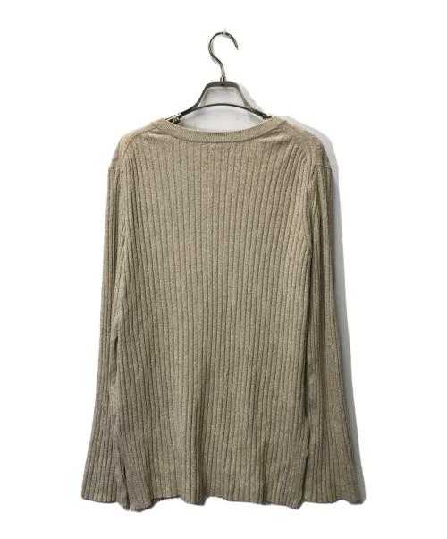 EVERYDAY I LIKE.（エヴリデイ アイ ライク）EVERYDAY I LIKE. (エヴリデイ アイ ライク) シルクネップ Vネック プルオーバー EVERYDAY I LIKE. エヴリデイ アイ ライク 20-080-500-8110 ベージュ サイズ:FREEの古着・服飾アイテム