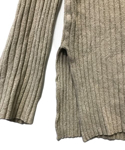 EVERYDAY I LIKE.（エヴリデイ アイ ライク）EVERYDAY I LIKE. (エヴリデイ アイ ライク) シルクネップ Vネック プルオーバー EVERYDAY I LIKE. エヴリデイ アイ ライク 20-080-500-8110 ベージュ サイズ:FREEの古着・服飾アイテム