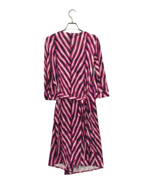 DIANE VON FURSTENBERG（ダイアンフォンファステンバーグ）DIANE VON FURSTENBERG (ダイアンフォンファステンバーグ) ワンピース DIANE VON FURSTENBERG ダイアンフォンファステンバーグ   ピンク サイズ:8の古着・服飾アイテム