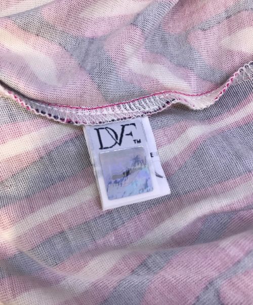 DIANE VON FURSTENBERG（ダイアンフォンファステンバーグ）DIANE VON FURSTENBERG (ダイアンフォンファステンバーグ) ワンピース DIANE VON FURSTENBERG ダイアンフォンファステンバーグ   ピンク サイズ:8の古着・服飾アイテム