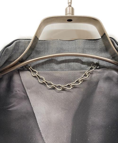 MIHARA YASUHIRO（ミハラヤスヒロ）MIHARA YASUHIRO (ミハラヤスヒロ) MIHARA YASUHIRO DENIM/ノーカラージャケット/91451137 グレー サイズ:48の古着・服飾アイテム