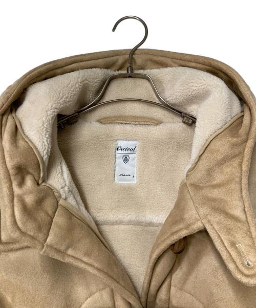 ORCIVAL（オーシバル）ORCIVAL (オーシバル) エコムートン ボアダッフルコート ベージュ サイズ:1の古着・服飾アイテム