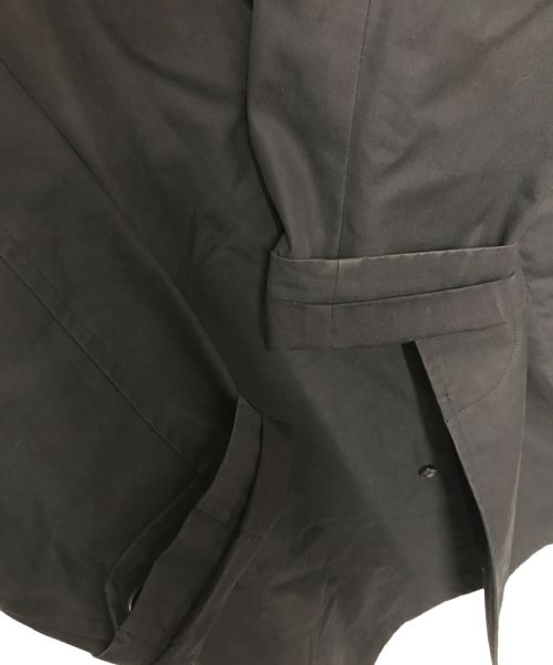 MARGARET HOWELL（マーガレットハウエル）MARGARET HOWELL (マーガレットハウエル) ステンカラーコート ベルテッドコート MARGARET HOWELL マーガレットハウエル MHL VENTILE ベンタイル 日本製 579-5210002 ブラック サイズ:Sの古着・服飾アイテム