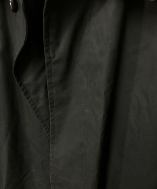 MARGARET HOWELL（マーガレットハウエル）MARGARET HOWELL (マーガレットハウエル) ステンカラーコート ベルテッドコート MARGARET HOWELL マーガレットハウエル MHL VENTILE ベンタイル 日本製 579-5210002 ブラック サイズ:Sの古着・服飾アイテム