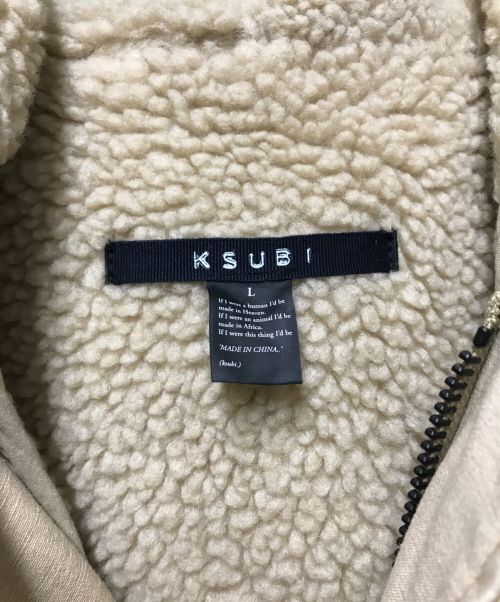 Ksubi（スビ）Ksubi (スビ) ライナー付モッズコート Ksubi スビ フーデットコート ベージュ サイズ:Lの古着・服飾アイテム