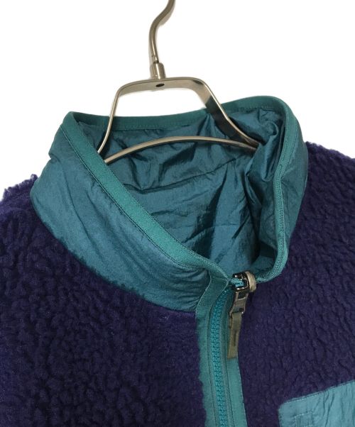 THE NORTH FACE（ザ ノース フェイス）THE NORTH FACE (ザ ノース フェイス) REVERSIBLE EXTREME PILE JACKET/リバーシブルエクストリームパイルジャケット/NP72333 グリーン×パープル サイズ:Mの古着・服飾アイテム