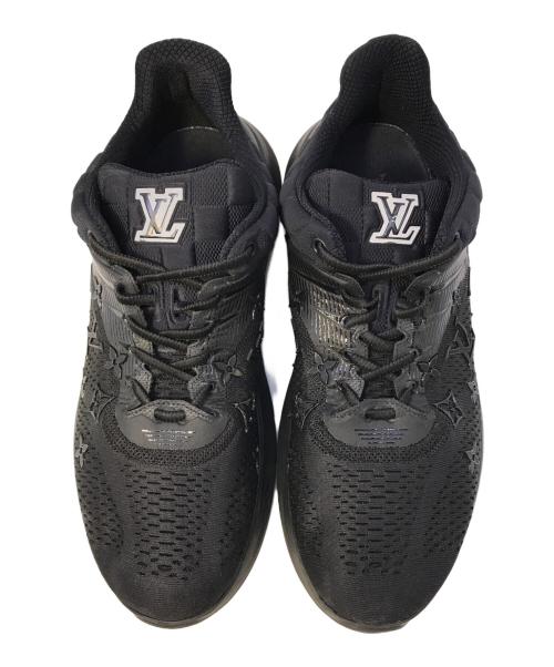 LOUIS VUITTON（ルイ ヴィトン）LOUIS VUITTON (ルイ ヴィトン) ショー アップライン スニーカー LOUIS VUITTON ルイ ヴィトン モノグラム 厚底 プラットフォーム イタリア製 FD0222 1A9JRK ブラック サイズ:10の古着・服飾アイテム