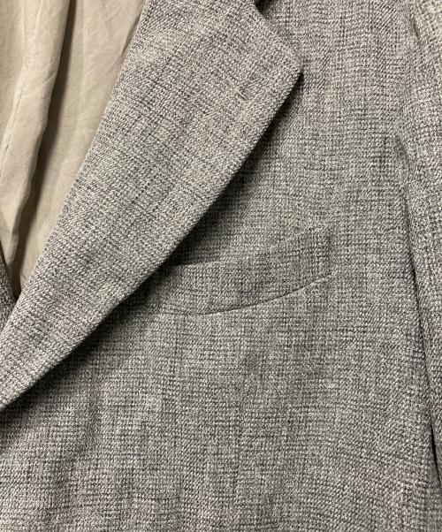 MANDO（マンドー）MANDO (マンドー) ポリエステルメランジ2Bジャケット 20393-004 グレー サイズ:2の古着・服飾アイテム