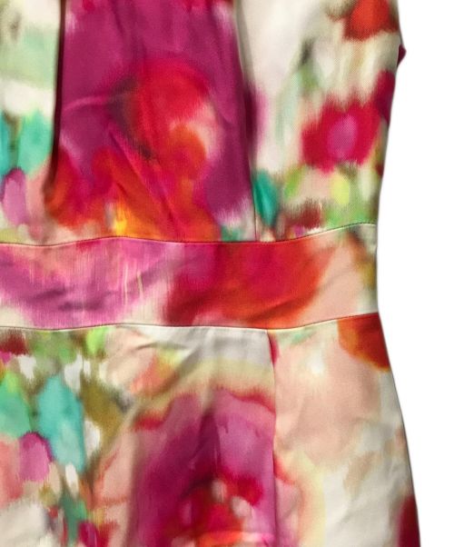 Kate Spade（ケイトスペード）Kate Spade (ケイトスペード) ノースリーブワンピース Kate Spade ケイトスペード 総柄 NJMU3274 マルチカラー サイズ:2・Ａの古着・服飾アイテム