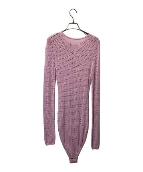 styling/（スタイリング）styling/ (スタイリング) ドットホールボディースーツ styling/ スタイリング 16WNT234052 ピンク サイズ:Fの古着・服飾アイテム