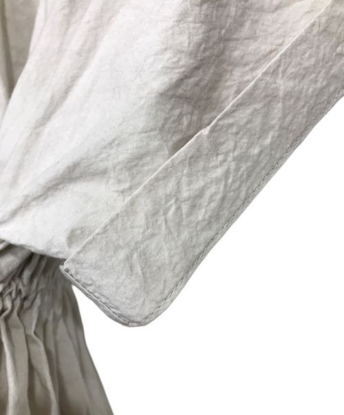 Lauren Manoogian（ローレン マヌージアン）Lauren Manoogian レイヤードワンピース Lauren Manoogian ローレン マヌーギアン ギャザーワンピース アメリカ製 ドルマンスリーブ 27-16-21-16012 ベージュ サイズ:1の古着・服飾アイテム