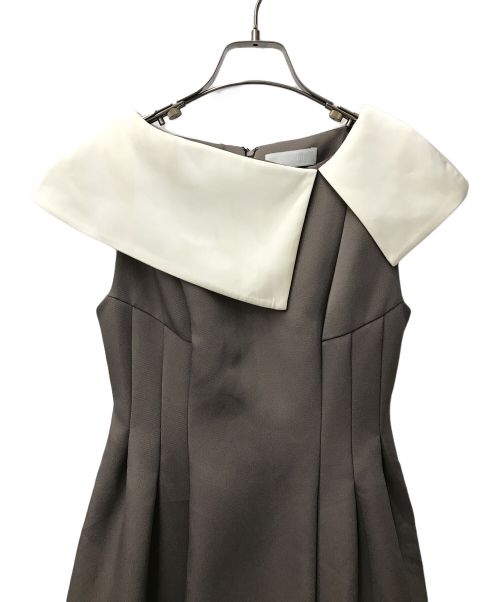 CELFORD（セルフォード）CELFORD (セルフォード) ホールドカラーフレアドレス/Women's Hold Collar Flare Dress/CWFO231026/CELFORD/セルフォード ブラウン サイズ:SIZE 36の古着・服飾アイテム