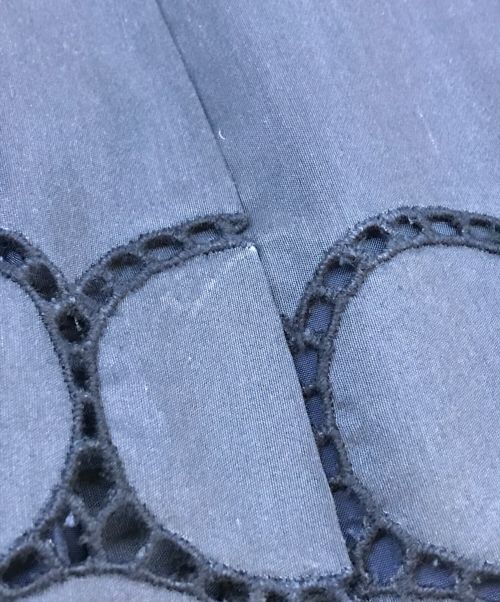 M'S GRACY（エムズグレイシー）M'S GRACY (エムズグレイシー) カットワークフレアスカート M'S GRACY エムズグレイシー 刺繍 日本製 NM-817111 ブラック サイズ:38の古着・服飾アイテム