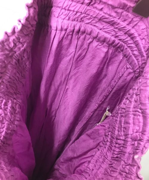 ne quittez pas（ヌキテパ）ne quittez pas (ヌキテパ) シフォンスカート 花柄スカート 総柄 パープル サイズ:-の古着・服飾アイテム