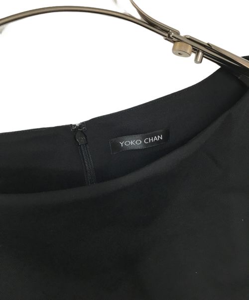 YOKO CHAN（ヨーコチャン）YOKO CHAN (ヨーコチャン) ノースリーブワンピース YOKO CHAN ヨーコチャン 日本製 ストレッチ YCD-215-176 ブラック サイズ:40の古着・服飾アイテム