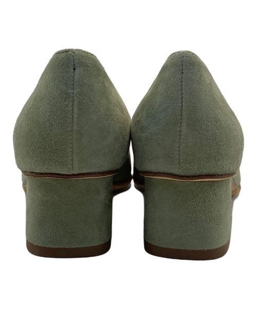 FABIO RUSCONI（ファビオルスコーニ）FABIO RUSCONI (ファビオルスコーニ) スエードヒールパンプス/F01104/VERO CUOIO/FABIO RUSCONI/ファビオルスコーニ グリーン サイズ:SIZE 36の古着・服飾アイテム