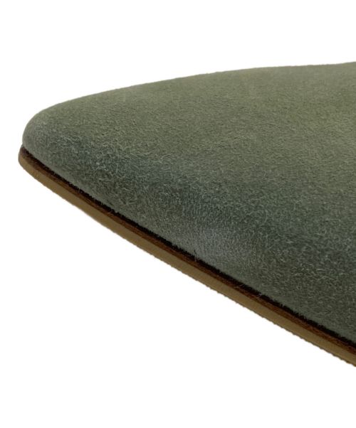 FABIO RUSCONI（ファビオルスコーニ）FABIO RUSCONI (ファビオルスコーニ) スエードヒールパンプス/F01104/VERO CUOIO/FABIO RUSCONI/ファビオルスコーニ グリーン サイズ:SIZE 36の古着・服飾アイテム