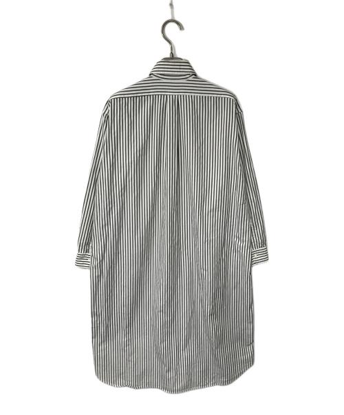 SAMMLER SHIRT MAKERS（ザムラーシャツメイカーズ）SAMMLER SHIRT MAKERS (ザムラーシャツメイカーズ) シャツワンピース/110-572-03/SAMMLER SHIRT MAKERS/ザムラーシャツメイカーズ/日本製 ホワイト×ブラック サイズ:ONE SIZEの古着・服飾アイテム