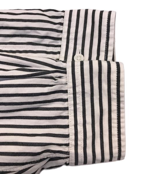 SAMMLER SHIRT MAKERS（ザムラーシャツメイカーズ）SAMMLER SHIRT MAKERS (ザムラーシャツメイカーズ) シャツワンピース/110-572-03/SAMMLER SHIRT MAKERS/ザムラーシャツメイカーズ/日本製 ホワイト×ブラック サイズ:ONE SIZEの古着・服飾アイテム