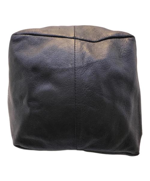 JIL SANDER（ジルサンダー）JIL SANDER (ジルサンダー) ドローストリングショルダーバッグ/クロスボディ レザー巾着バッグ/JSPR853437/JIL SANDER/ブラック/イタリア製 ブラックの古着・服飾アイテム